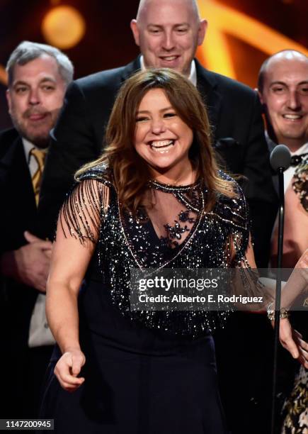 Rachael Ray accepts the Outstanding Informative Talk Show Host award for 'Rachael Ray' onstage at the 46th annual Daytime Emmy Awards at Pasadena...