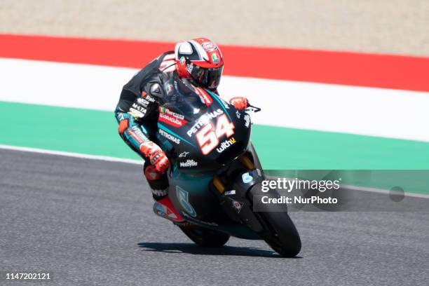 Mattia Pasini Petronas Sprinta Racing MOTO2 in Day 2 at the Mugello International Cuircuit for the sixth round of MotoGP World Championship Gran...