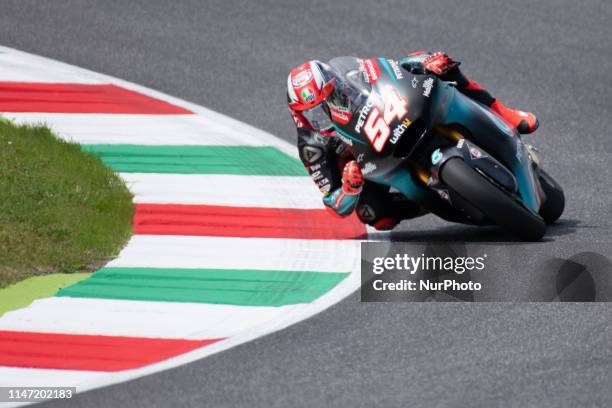 Mattia Pasini Petronas Sprinta Racing MOTO2 in Day 2 at the Mugello International Cuircuit for the sixth round of MotoGP World Championship Gran...