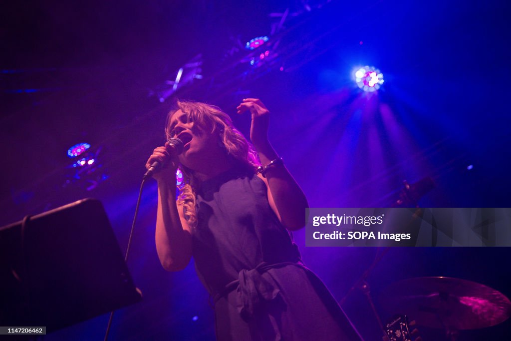 Anett Tamm of Alfa Collective seen performing on stage.
A...