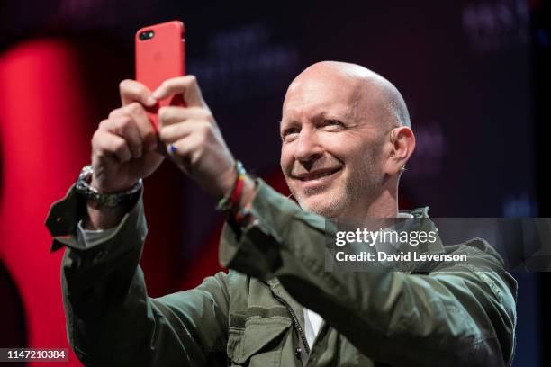 Simon Sebag Montefiore, historian, during the 2019 Hay Festival on June 1, 2019 in Hay-on-Wye, Wales.
