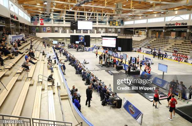 General view during the 2019 NHL Scouting Combine on June 1, 2019 at Harborcenter in Buffalo, New York.