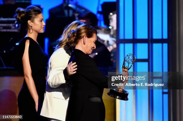 Judge Judy accepts the Daytime Emmy Award for Outstanding Legal/Courtroom Program onstage at the 46th annual Daytime Emmy Awards at Pasadena Civic...