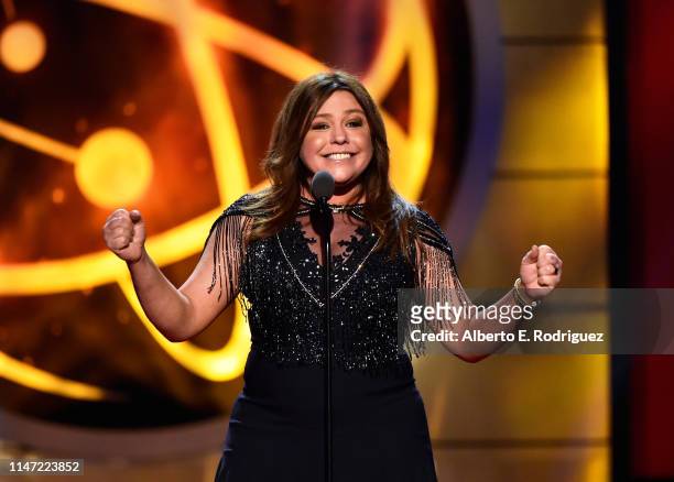 Rachael Ray speaks onstage at the 46th annual Daytime Emmy Awards at Pasadena Civic Center on May 05, 2019 in Pasadena, California.