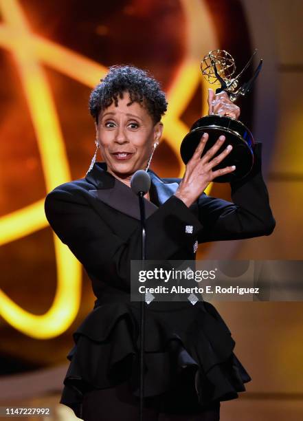 Vernee Watson accepts the Outstanding Supporting Actress in a Drama Series award for 'General Hospital' onstage at the 46th annual Daytime Emmy...