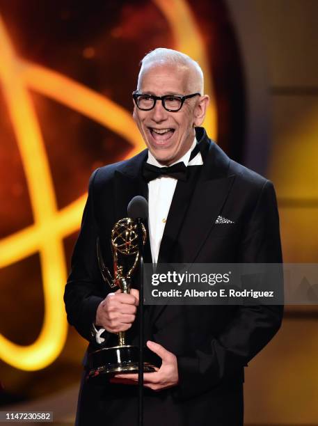 Michael Slade accepts the Outstanding Digital Daytime Drama Series award onstage at the 46th annual Daytime Emmy Awards at Pasadena Civic Center on...