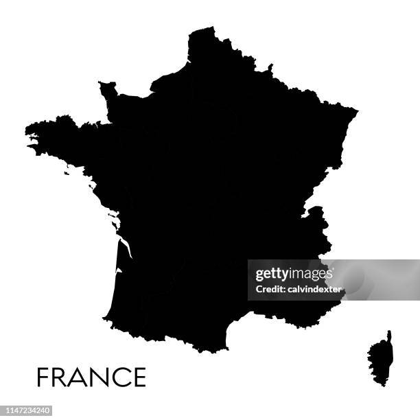 ilustraciones, imágenes clip art, dibujos animados e iconos de stock de mapa de francia - national border