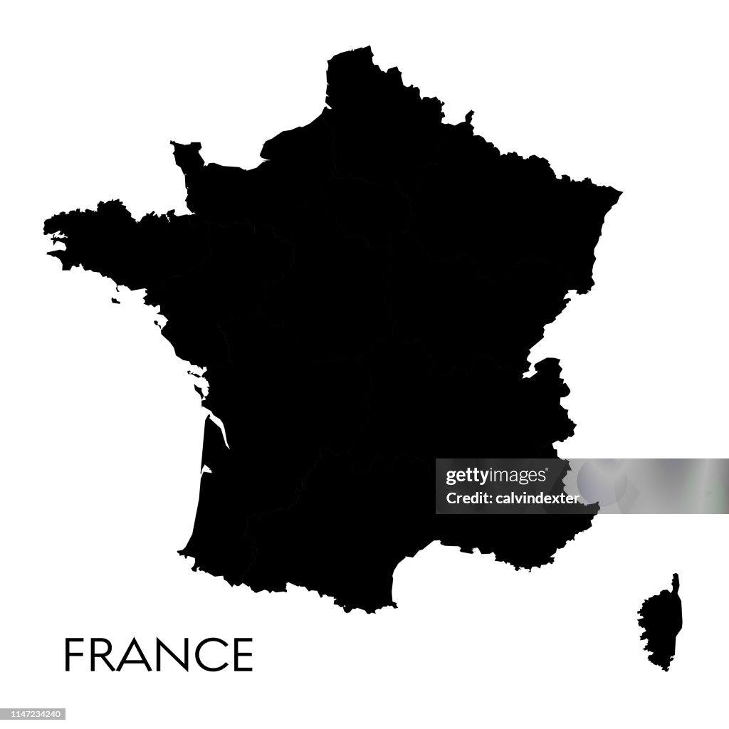 Mapa de França