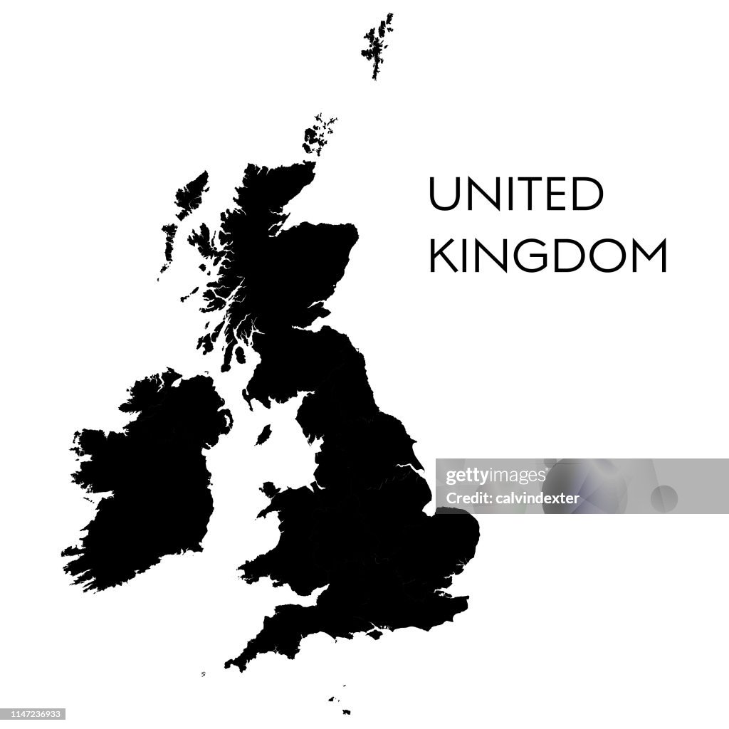 United Kingdrom mapa