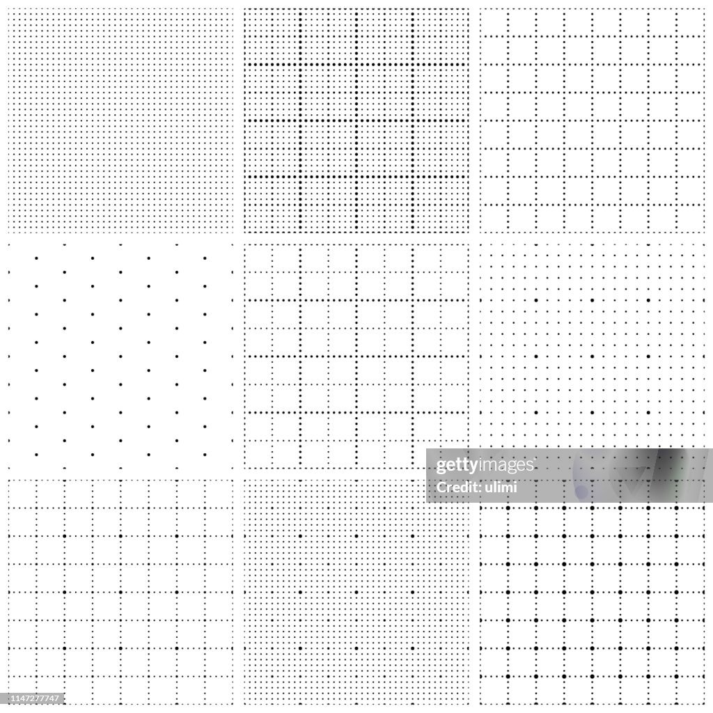 Seamless Graph Paper With Dots High-Res Vector Graphic - Getty Images