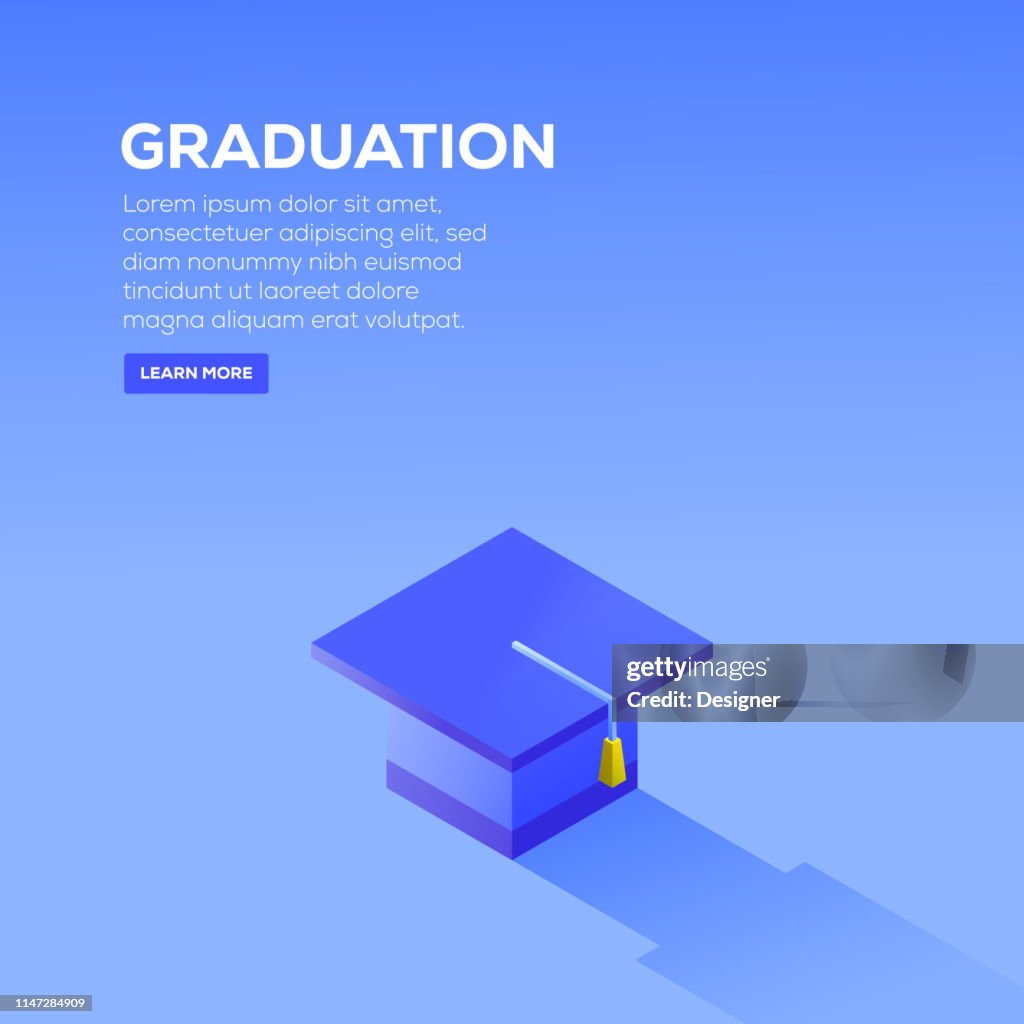 Isometric Graduation Graduation Isometric Design High-Res Vector Graphic - Getty Images