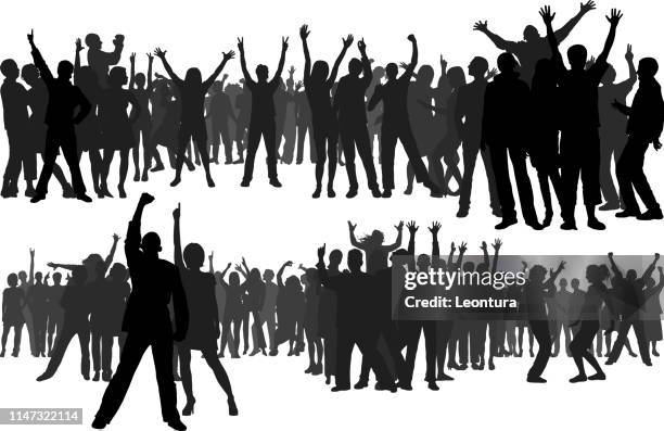 Simple Crowd Vector Image Crowd High-Res Vector Graphic - Getty Images