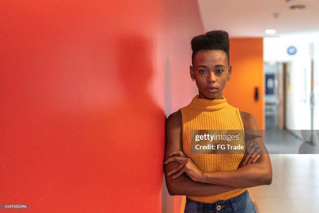 Portrait of African Young Businesswoman