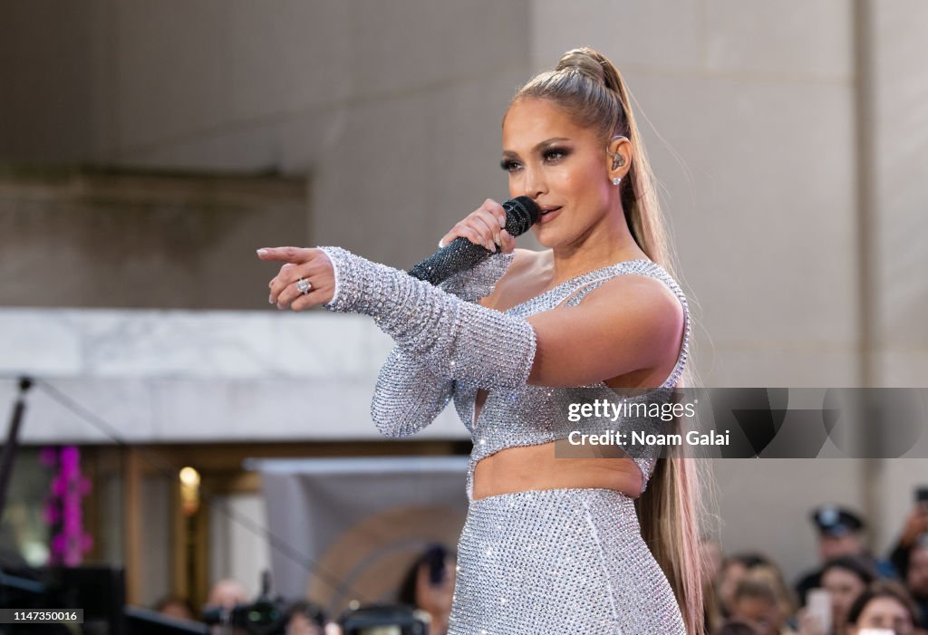 Jennifer Lopez Performs On NBC's "Today"
