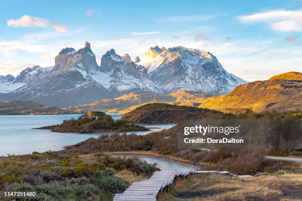 torres del paine national park, chile. (torres del paine national park) - explora park stock pictures, royalty-free photos & images