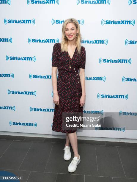Desi Lydic visits the SiriusXM Studios on May 06, 2019 in New York City.