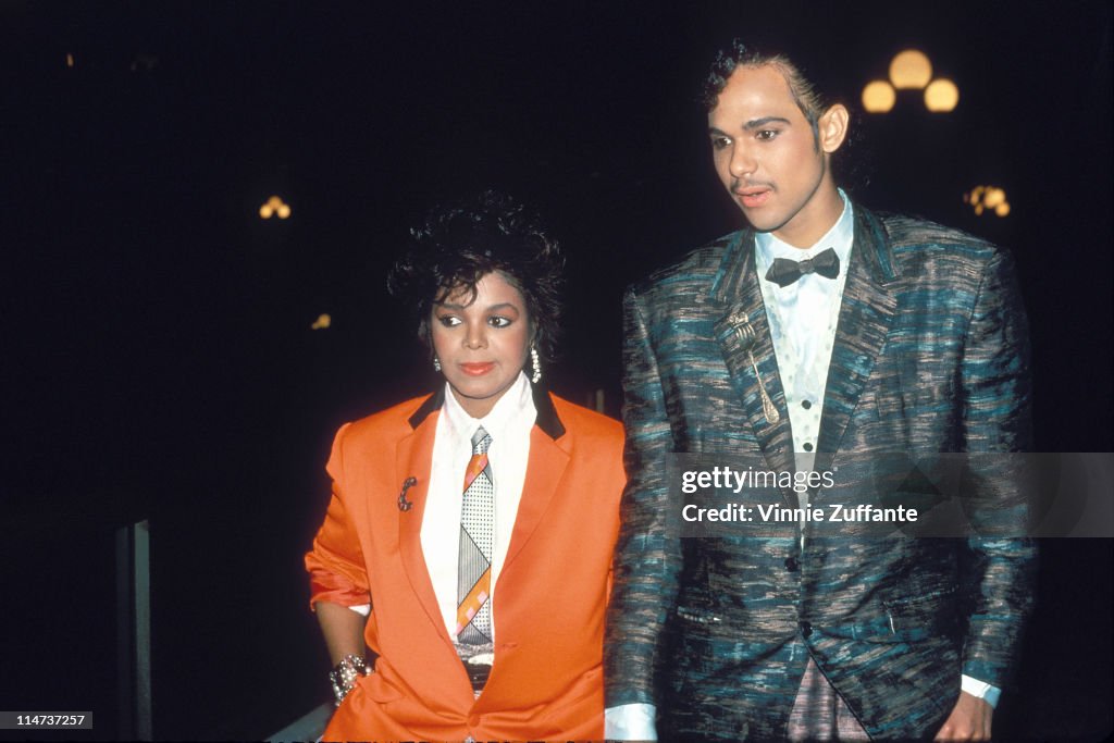 Janet Jackson and James DeBarge in July 1984