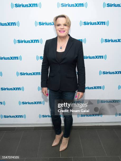 Eddie Izzard visits the SiriusXM Studios on May 06, 2019 in New York City.