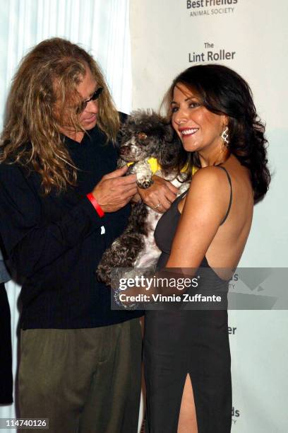 Marina Sirtis and husband attending Best Friends' 2004 Annual Lint Roller Party to benefit animal adoption at the Hollywood Athletic Club in...