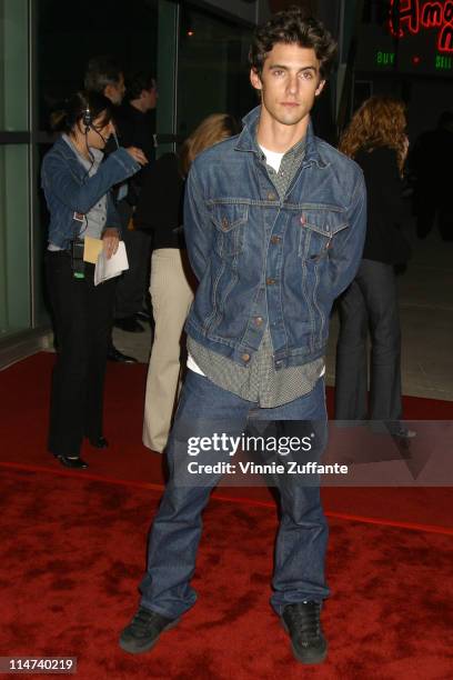 Milo Ventimiglia attending the premiere of "Ballistic: Ecks Vs. Sever" at the Cinerama Dome in Hollywood, CA 09/18/02