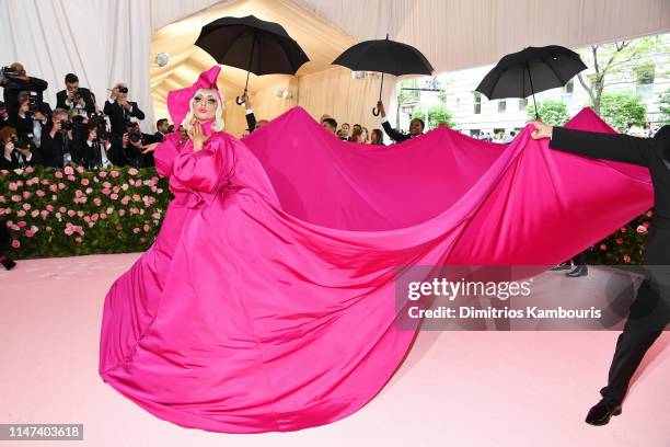 Lady Gaga attends The 2019 Met Gala Celebrating Camp: Notes on Fashion at Metropolitan Museum of Art on May 06, 2019 in New York City.