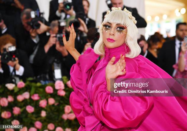 Lady Gaga attends The 2019 Met Gala Celebrating Camp: Notes on Fashion at Metropolitan Museum of Art on May 06, 2019 in New York City.