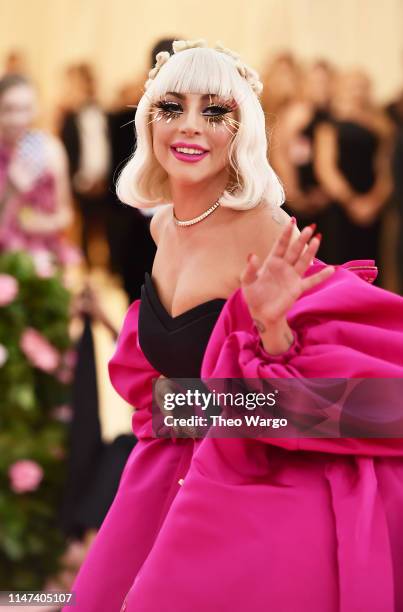 Lady Gaga attends The 2019 Met Gala Celebrating Camp: Notes on Fashion at Metropolitan Museum of Art on May 06, 2019 in New York City.