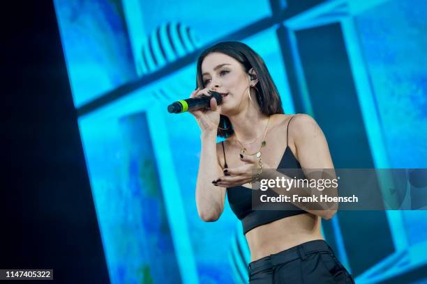 German singer Lena Meyer-Landrut performs live on stage during the Peace X Peace Festival at the Parkbuehne Wuhlheide on June 1, 2019 in Berlin,...