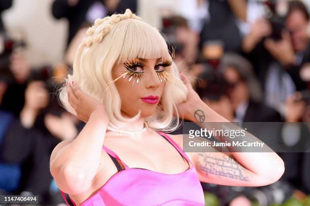 Lady Gaga attends The 2019 Met Gala Celebrating Camp: Notes on Fashion at Metropolitan Museum of Art on May 06, 2019 in New York City.