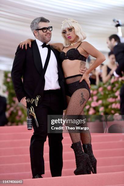 Brandon Maxwell and Lady Gaga attend The 2019 Met Gala Celebrating Camp: Notes on Fashion at Metropolitan Museum of Art on May 06, 2019 in New York...