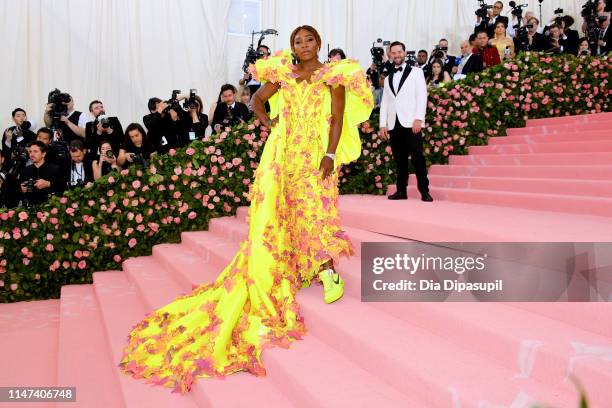 Serena Williams attends The 2019 Met Gala Celebrating Camp: Notes on Fashion at Metropolitan Museum of Art on May 06, 2019 in New York City.