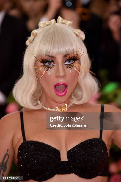 Lady Gaga attends The 2019 Met Gala Celebrating Camp: Notes on Fashion at Metropolitan Museum of Art on May 06, 2019 in New York City.