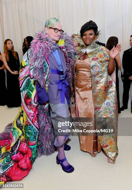 Bevy Smith and Hamish Bowles attend The 2019 Met Gala Celebrating Camp: Notes on Fashion at Metropolitan Museum of Art on May 06, 2019 in New York...