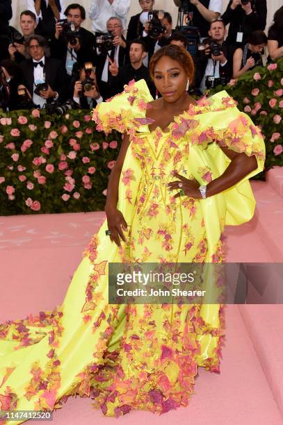 Serena Williams attends The 2019 Met Gala Celebrating Camp: Notes on Fashion at Metropolitan Museum of Art on May 06, 2019 in New York City.