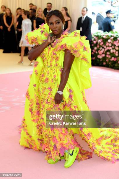 Serena Williams attends The 2019 Met Gala Celebrating Camp: Notes On Fashion at The Metropolitan Museum of Art on May 06, 2019 in New York City.