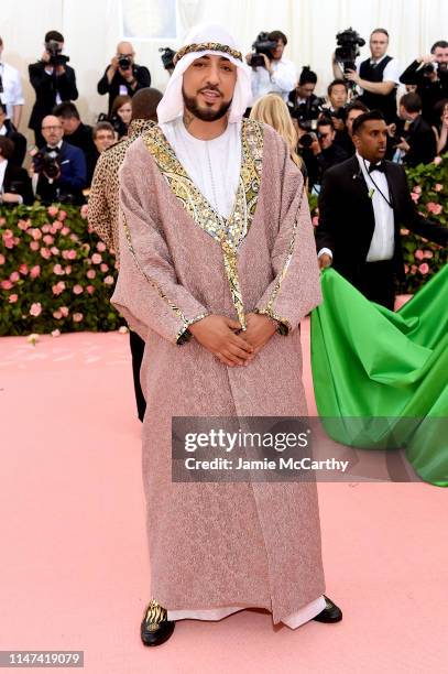 French Montana attends The 2019 Met Gala Celebrating Camp: Notes on Fashion at Metropolitan Museum of Art on May 06, 2019 in New York City.