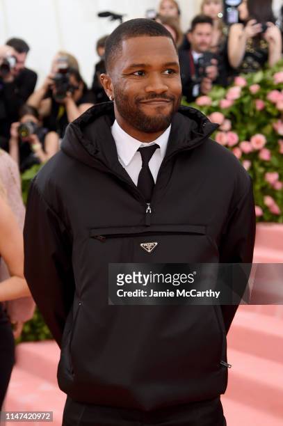 Frank Ocean attends The 2019 Met Gala Celebrating Camp: Notes on Fashion at Metropolitan Museum of Art on May 06, 2019 in New York City.