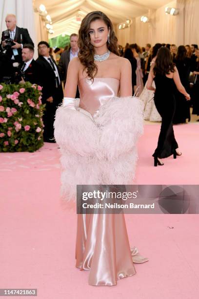 Taylor Hill attends The 2019 Met Gala Celebrating Camp: Notes on Fashion at Metropolitan Museum of Art on May 06, 2019 in New York City.