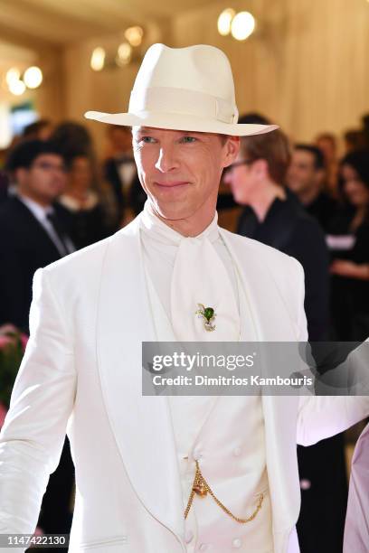 Benedict Cumberbatch attends The 2019 Met Gala Celebrating Camp: Notes on Fashion at Metropolitan Museum of Art on May 06, 2019 in New York City.