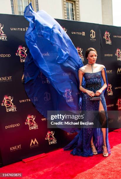 Sal Stowers attends the Entertainment Studios Daytime Emmys 2019 on May 05, 2019 in Pasadena, California.