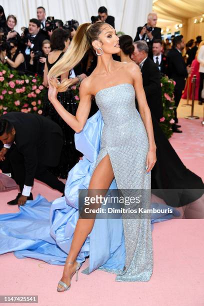 Candice Swanepoel attends The 2019 Met Gala Celebrating Camp: Notes on Fashion at Metropolitan Museum of Art on May 06, 2019 in New York City.