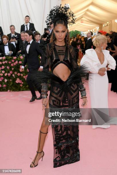 Joan Smalls attends The 2019 Met Gala Celebrating Camp: Notes on Fashion at Metropolitan Museum of Art on May 06, 2019 in New York City.