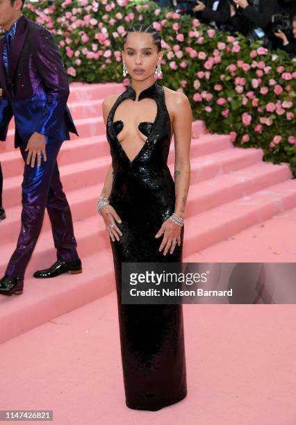 Zoe Kravitz attends The 2019 Met Gala Celebrating Camp: Notes on Fashion at Metropolitan Museum of Art on May 06, 2019 in New York City.