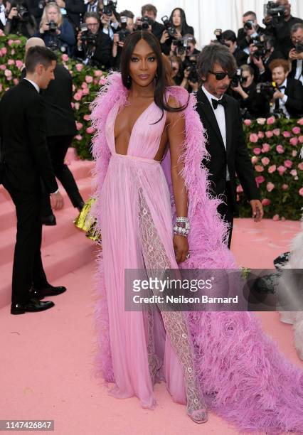 Naomi Campbell attends The 2019 Met Gala Celebrating Camp: Notes on Fashion at Metropolitan Museum of Art on May 06, 2019 in New York City.