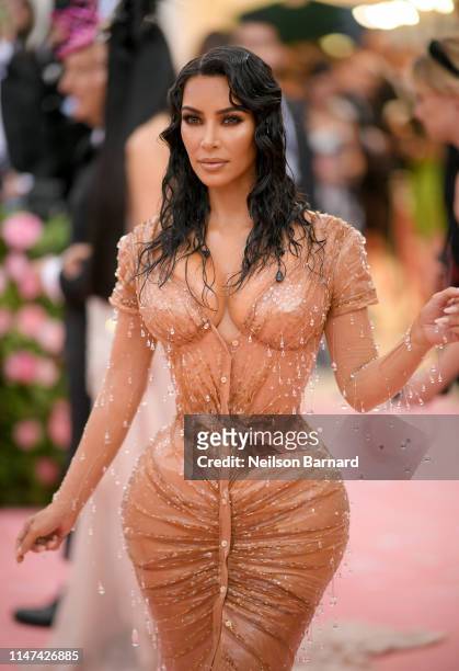Kim Kardashian West attends The 2019 Met Gala Celebrating Camp: Notes on Fashion at Metropolitan Museum of Art on May 06, 2019 in New York City.