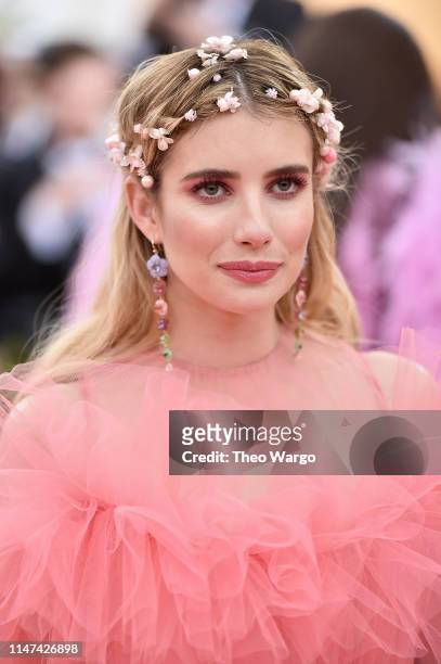 Emma Roberts attends The 2019 Met Gala Celebrating Camp: Notes on Fashion at Metropolitan Museum of Art on May 06, 2019 in New York City.