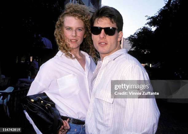 Tom Cruise and Nicole Kidman in Los Angeles in 1990