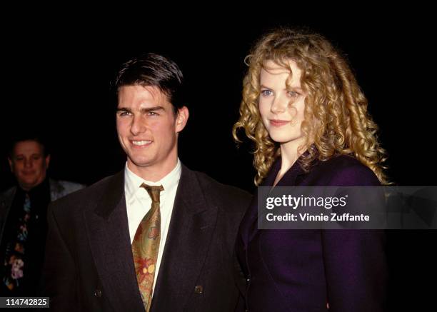 Tom Cruise and Nicole Kidman in Los Angeles in 1992