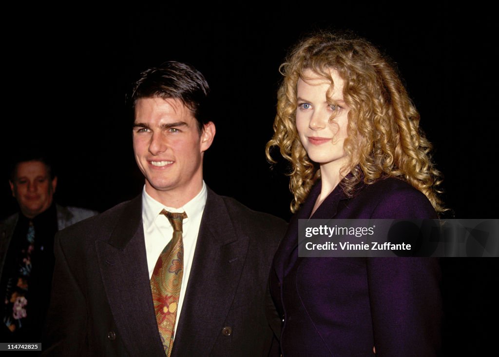 Tom Cruise and Nicole Kidman in Los Angeles in 1992