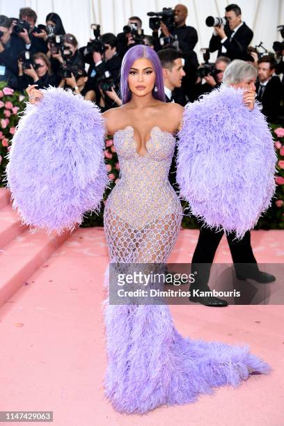 Kylie Jenner attends The 2019 Met Gala Celebrating Camp: Notes on Fashion at Metropolitan Museum of Art on May 06, 2019 in New York City.